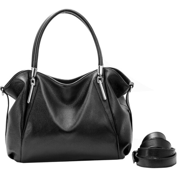 Versatile Designer Satchel Handbag for Women - Premium Leather Crossbody Bag - Picture 3 of 7